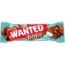 Eti Wanted Pops Coconut 28g