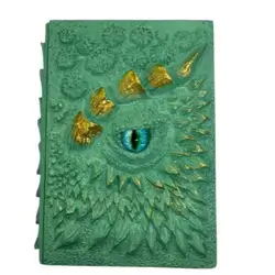 3D Dragon Eye Journal Notebook – Light Green Cover