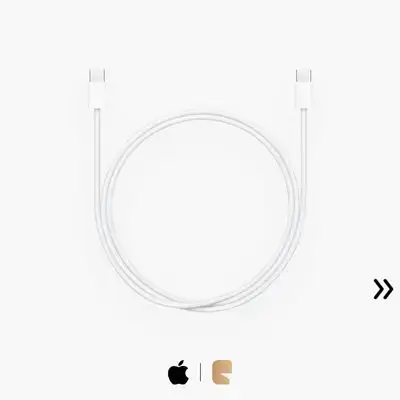 Apple 60W USB-C Charge Cable (1m) | Woven High-Speed Sync