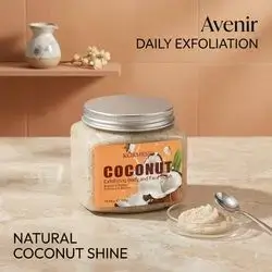 KORMESIC Coconut Exfoliating Body and Face Scrub
