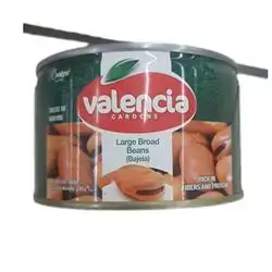 Valencia G Fava Beans Plain 400g