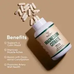 Magnesium Citrate Capsules - Essential Mineral Supplement