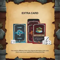 Extra Card Comedy  For ( Monopoly Hawler )