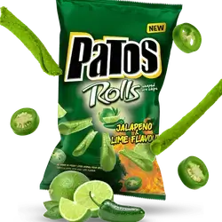 Patos Rolls Jalapeno and Lime 61g