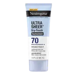 Ultra Sheer Dry Touch Sunscreen SPF70+ Water Resistant 88ml _ Neutrogena