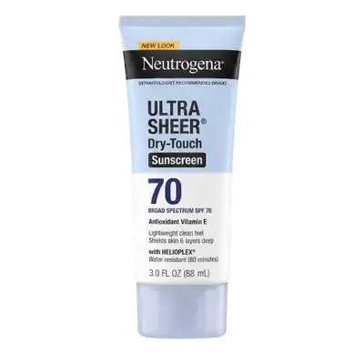 Ultra Sheer Dry Touch Sunscreen SPF70+ Water Resistant 88ml _ Neutrogena
