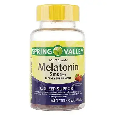 Melatonin 5mg 60gummies Spring Valley