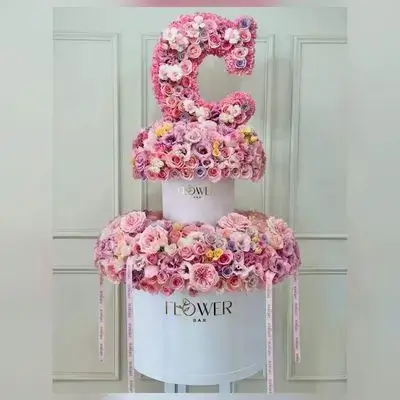 Natural Flower Letter
