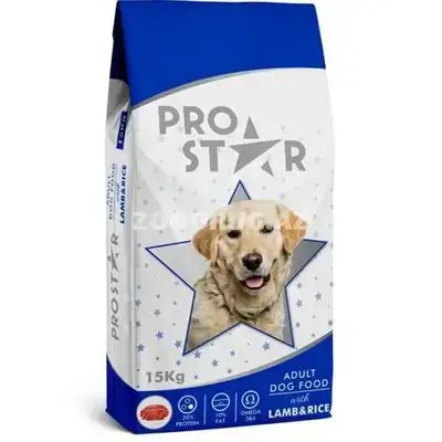 PRO STAR adult dog food with lamb rice 15kg