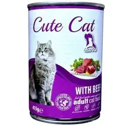 Cute Cat Adult with Beef 415g