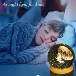 Crystal ball night light, for gifts