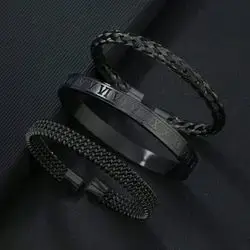 Eye-Catching Stainless Steel Twisted Roman Numerals