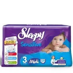 Sleepy Sensitive Diapers No.3 (Midi) 54pcs