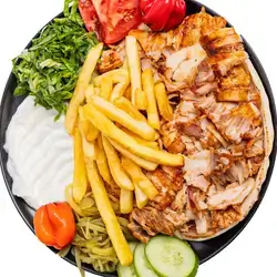 Chicken shawarma dish 