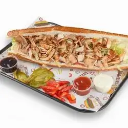 Chicken Sandwich With Long Bun