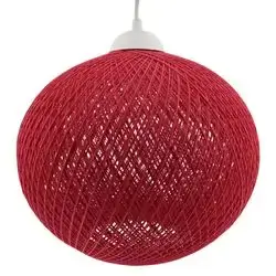 Rope Pendant Lighting Red 30Q