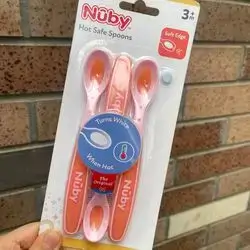 Nuby hot safe spoons 3m+