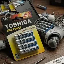 Toshiba High Power AA Alkaline Batteries