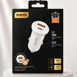 iconic charging seres car type-c and usb-a