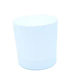 Begonya Flower Pot 18 White