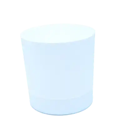 Begonya Flower Pot 18 White