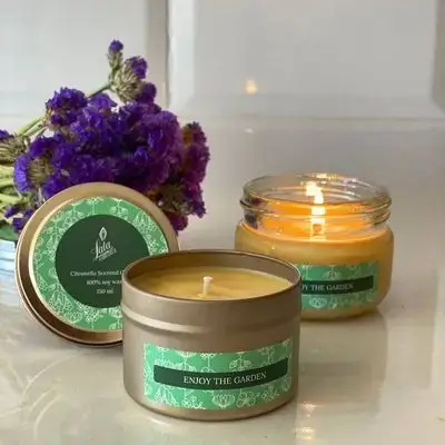 Anti- Mosquito Citronella Scented Candle Tin