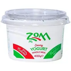 Zom Creamy Yogurt Full Fat 400 Gm