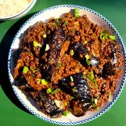 Minced Beef and Eggplant
