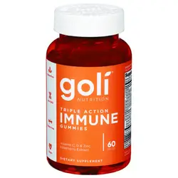 Goli triple Action immune 60 Gummies