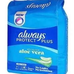 اولويز بزيت الصبار ٧ قطع always aloe vera