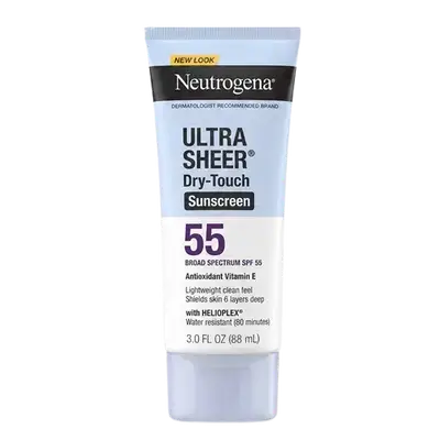 Ultra Sheer Dry Touch Sunscreen Broad Spectrum SPF55 Water Resistant 88ml _ Neutrogena