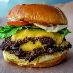 Double Beef Cheese Burger