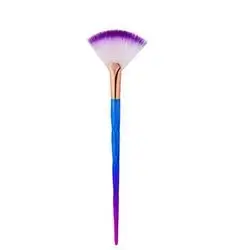 Large Fan Pattern Makeup Brush Portable Slim Professional Apply Perfect For Highlight And Bronzer Cheekbones Brush Cosmetic Make Up Tool