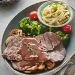 Tenderloin Beef Steak with Mushroom Sauce