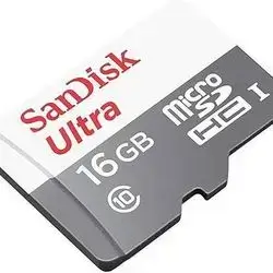 SanDisk Ultra SDSQUNS-016G-GN3MN 16GB 80MB/s UHS-I Class 10 microSDHC Card