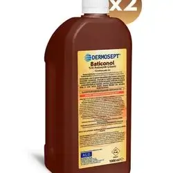 Dermosept Baticonol povidone iodine 10% antiseptic solution 1000ml
