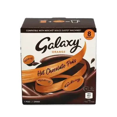 Galaxy Orange Hot Chocolate – Dolce Gusto Compatible – 8 Capsules