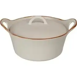 Pan Pottery 350Ml With Lid White Color