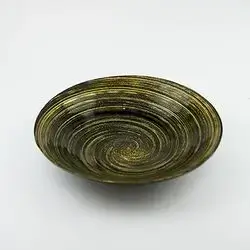Gold And Black Mansaf Plate 33 Cm