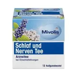 Mivolis sleep and nerve tea for difficult sleep and stress