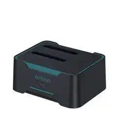 Onten OTN-UHD6 Dual Bay External Hard Drive Docking Station for 2.5/3.5 inch HDD/SSD