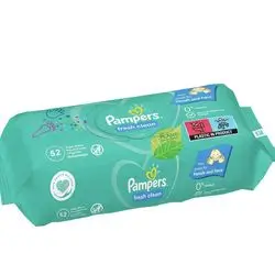 Pampers wipes 52 pcs