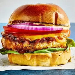 Chicken Burger with Cheese