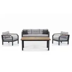 Assento Anthracite 3-Pieces Sofa Seat Grey