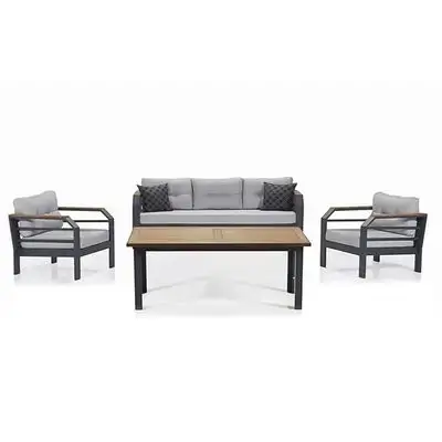 Assento Anthracite 3-Pieces Sofa Seat Grey