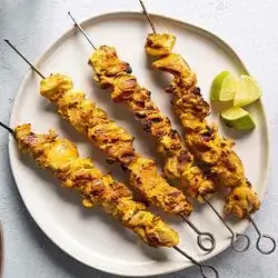 Saffron Kebab Skewer