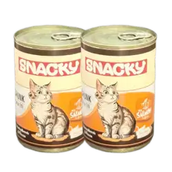 Snacky Chunks with Salmon in Gravy 2x400g