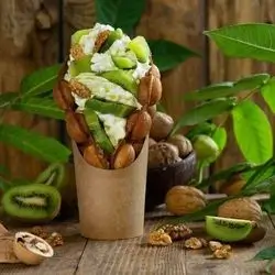 Kiwi Bubble Waffle