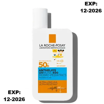 Anthelios UVMUNE 400 Dermo-Pediatric Invisible Fluid 50ml _ LA ROCHE-POSAY