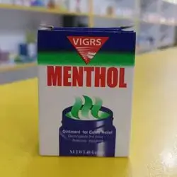 MENTHOL Ointment For Cold Reliefe